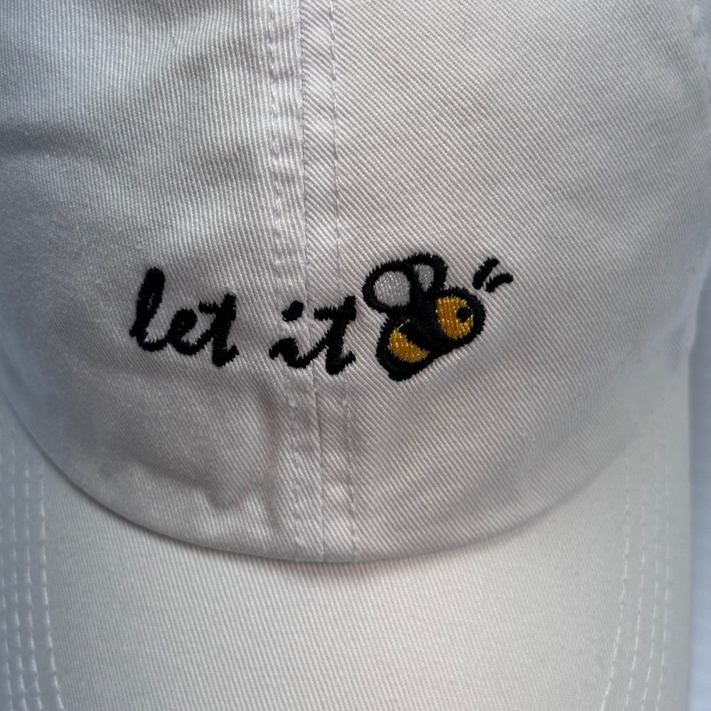 Let it Bee Women's  Adult Baseball Cap One Size Adjustable Hat  Let it 🐝